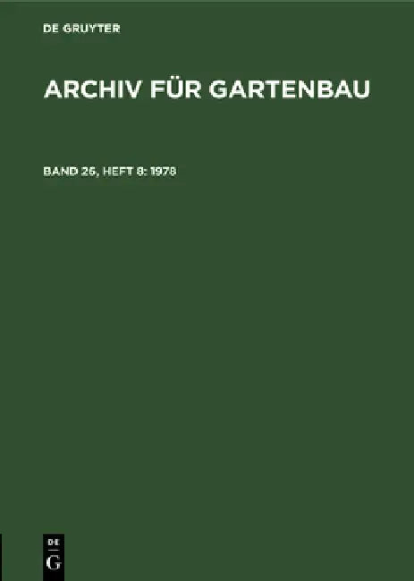 Buy 1978 (English, Deutsche Akademie Der Landwirtschaftswis) Online at Best Price - BookBajar