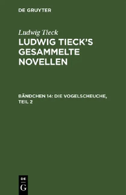 Buy Die Vogelscheuche, Teil 2 (English, Ludwig Tieck) Online at Best Price - BookBajar