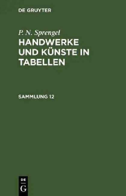 Buy P. N. Sprengel (English, P. N. Sprengel) Online at Best Price - BookBajar