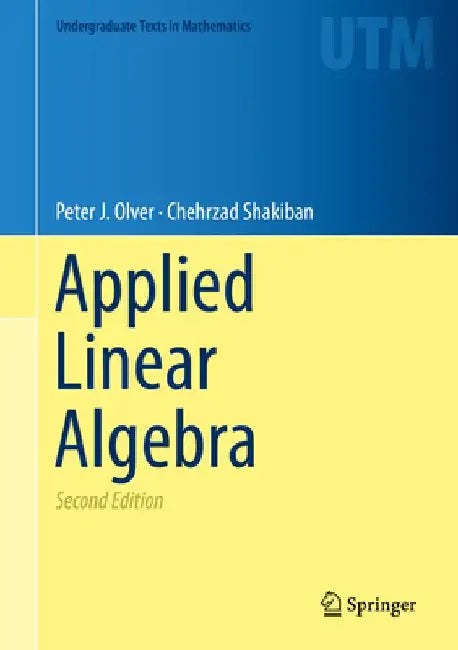 Buy Applied Linear Algebra (English, Peter Olver) Online at Best Price - BookBajar