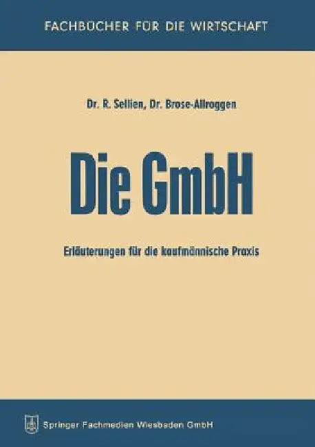 Buy Die Gmbh (English, Reinhold Sellien) Online at Best Price - BookBajar