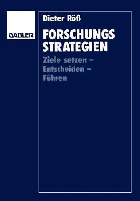 Buy Forschungsstrategien (English, Dieter Röß) Online at Best Price - BookBajar
