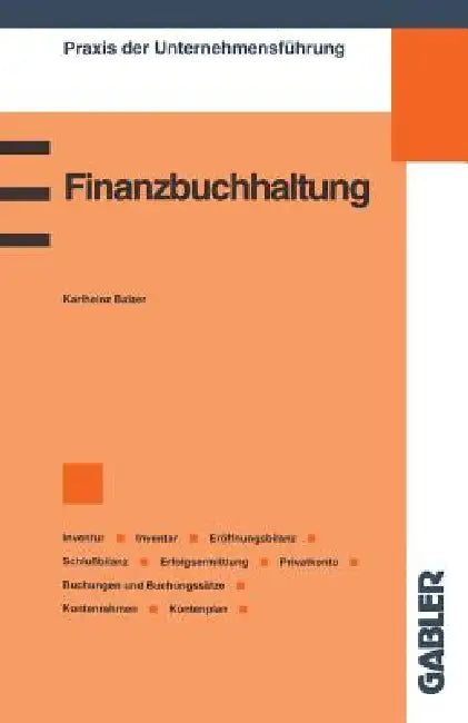 Buy Finanzbuchhaltung (English, Karlheinz Balzer) Online at Best Price - BookBajar