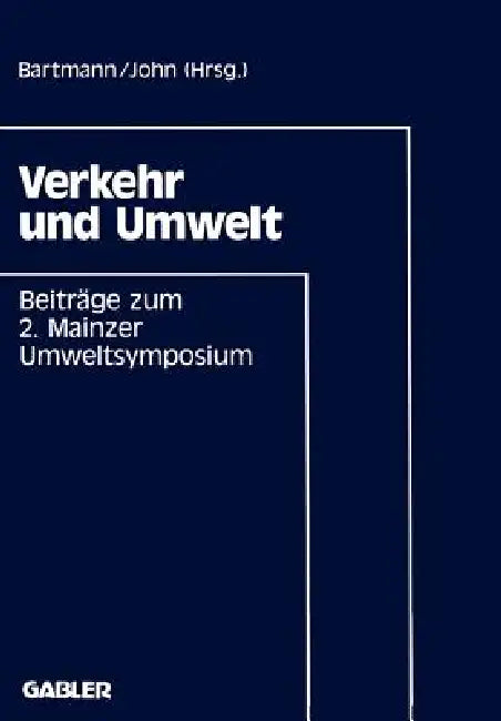 Buy Verkehr Und Umwelt (English, Hermann Bartmann) Online at Best Price - BookBajar