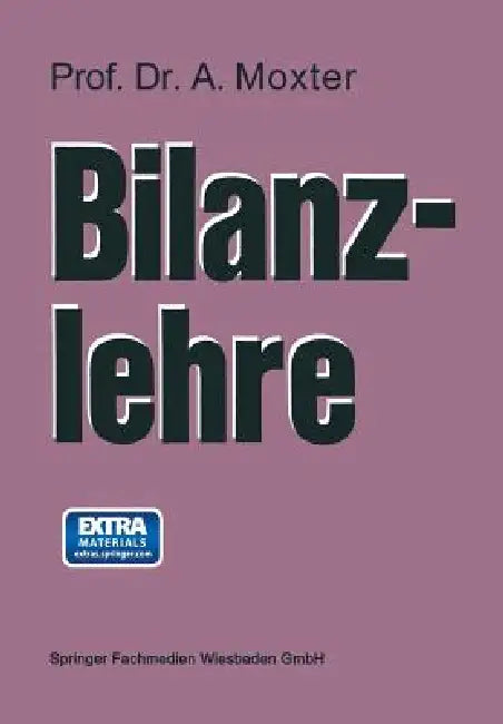 Buy Bilanzlehre (English, Adolf Moxter) Online at Best Price - BookBajar