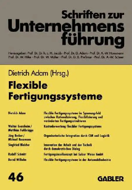 Buy Flexible Fertigungssysteme (English, Dietrich Adam) Online at Best Price - BookBajar