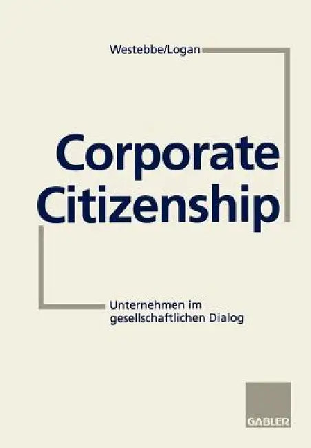 Buy Corporate Citizenship (English, Achim Westebbe | David Logan) Online at Best Price - BookBajar