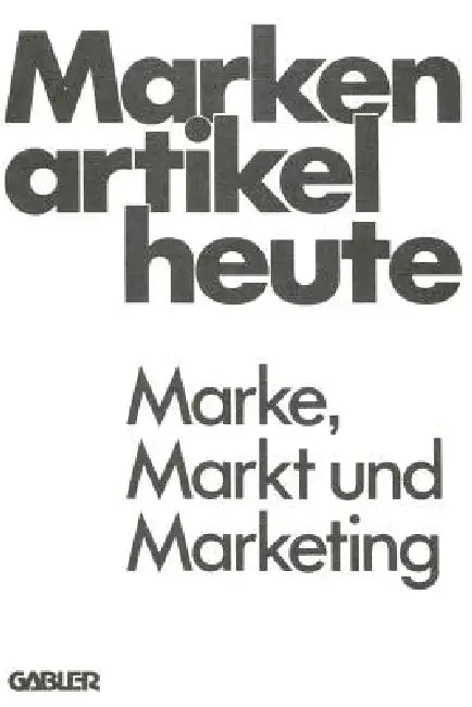 Buy Markenartikel Heute (English, Clemens-August Andreae) Online at Best Price - BookBajar