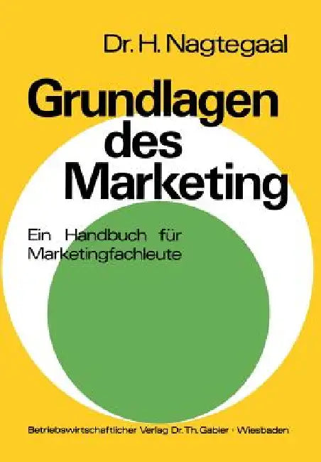 Buy Grundlagen Des Marketing (English, Heinz Nagtegaal) Online at Best Price - BookBajar