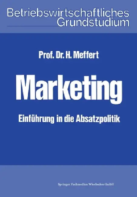 Buy Marketing (English, Heribert Meffert) Online at Best Price - BookBajar