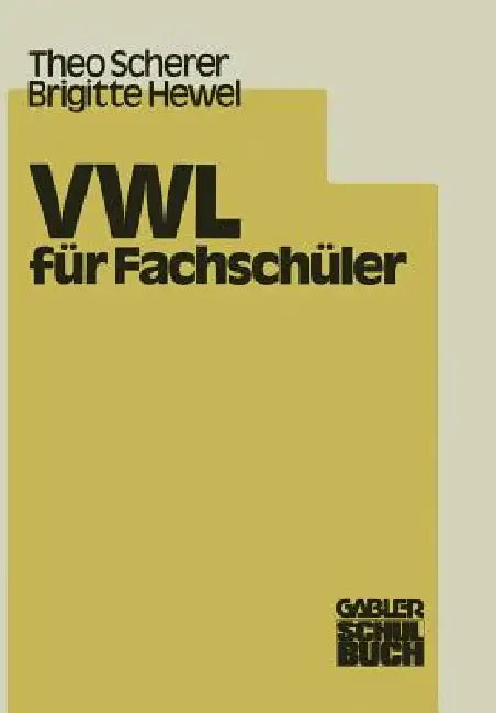 Buy Vwl Für Fachschüler (English, N/A) Online at Best Price - BookBajar