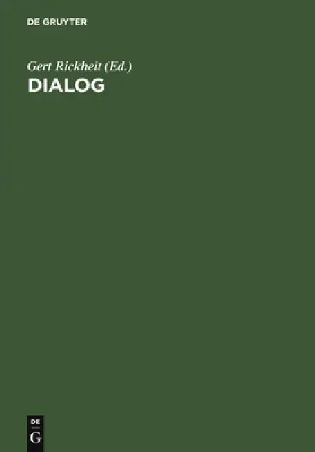 Buy Dialog (English, Gert Rickheit) Online at Best Price - BookBajar