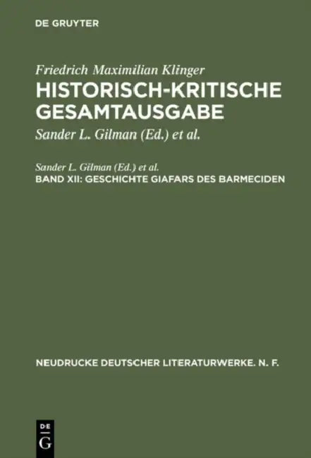 Buy Geschichte Giafars Des Barmeciden (English, Friedrich Maximilian Klinger) Online at Best Price - BookBajar