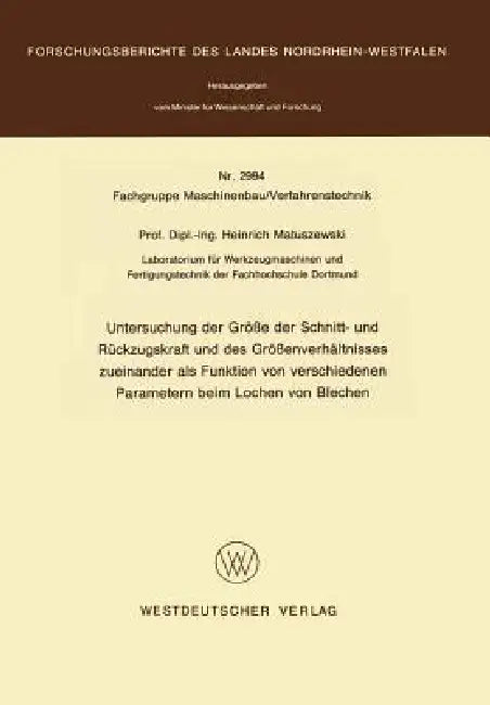 Buy Untersuchung Der Größe Der Schnitt- Und Rückzugskraft Und Des Größenverhältnisses Zueinander ALS Fun (English, Heinrich Matuszewski) Online at Best Price - BookBajar