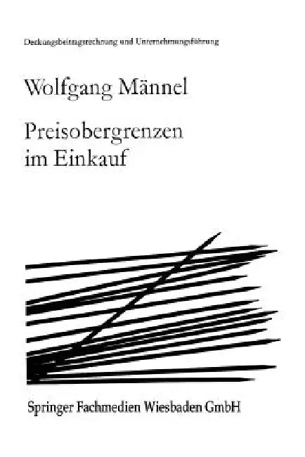 Buy Preisobergrenzen Im Einkauf (English, Wolfgang Männel) Online at Best Price - BookBajar