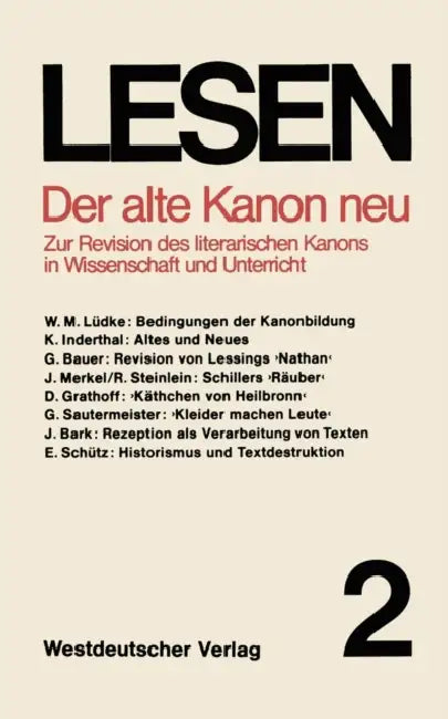 Buy Der Alte Kanon Neu (English, Walter Raitz | Erhard Schütz) Online at Best Price - BookBajar