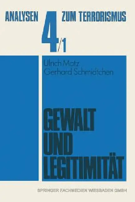 Buy Gewalt Und Legitimität (English, Ulrich Matz | Gerhard Schmidtchen | Hans-Martin Uehlinger) Online at Best Price - BookBajar