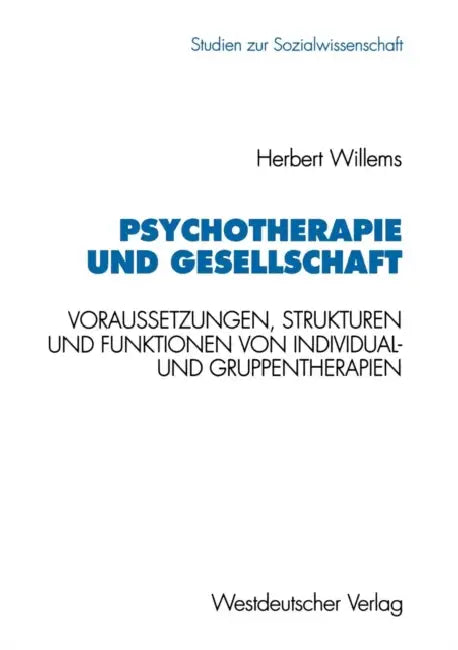 Buy Psychotherapie Und Gesellschaft (English, Herbert Willems) Online at Best Price - BookBajar
