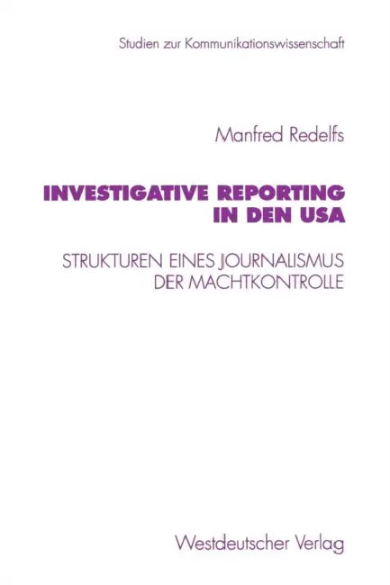 Buy Investigative Reporting in Denglish USA (English, Manfred Redelfs) Online at Best Price - BookBajar