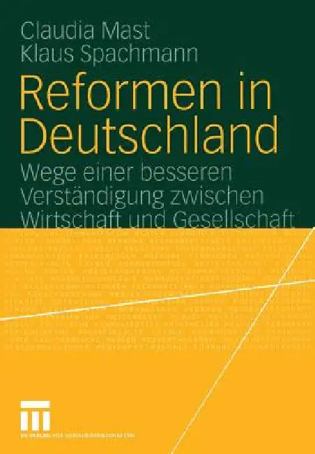 Buy Reformen in Deutschland (English, Claudia Mast | Daniel Schäfer | Klaus Spachmann) Online at Best Price - BookBajar