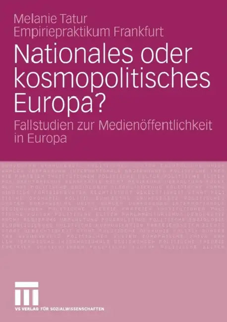 Buy Nationales Oder Kosmopolitisches Europa? (English, Melanie Tatur) Online at Best Price - BookBajar