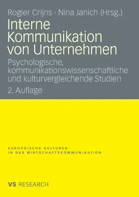 Buy Interne Kommunikation Von Unternehmen (English, Rogier Crijns | Nina Janich) Online at Best Price - BookBajar