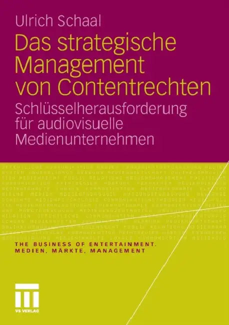 Buy Das Strategische Management Von Contentrechten (English, Ulrich Schaal) Online at Best Price - BookBajar