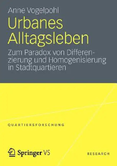 Buy Urbanes Alltagsleben (English, Anne Vogelpohl) Online at Best Price - BookBajar