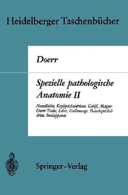 Buy Spezielle Pathologische Anatomie II (English, W. Doerr | Günter Ule) Online at Best Price - BookBajar
