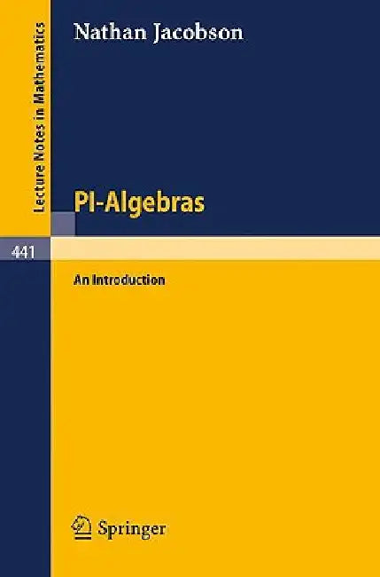 Buy Pi-Algebras (English, N. Jacobson) Online at Best Price - BookBajar
