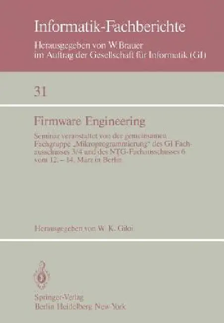 Buy Firmware Engineering (English, W. K. Giloi) Online at Best Price - BookBajar