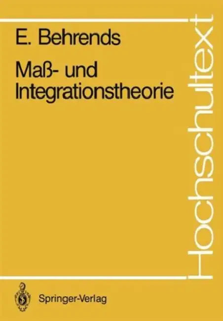 Buy Maß- Und Integrationstheorie (English, Ehrhard Behrends) Online at Best Price - BookBajar