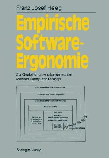 Buy Empirische Software-Ergonomie (English, Franz J. Heeg) Online at Best Price - BookBajar