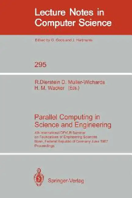 Buy Parallel Computing in Science and Engineering (English, Rüdiger Dierstein | Dieter Müller-Wichards | Hans-Martin Wacker) Online at Best Price - BookBajar