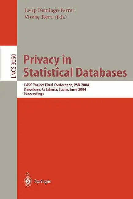 Buy Privacy in Statistical Databases (English, Josep Domingo-Ferrer | Vicenc Torra) Online at Best Price - BookBajar