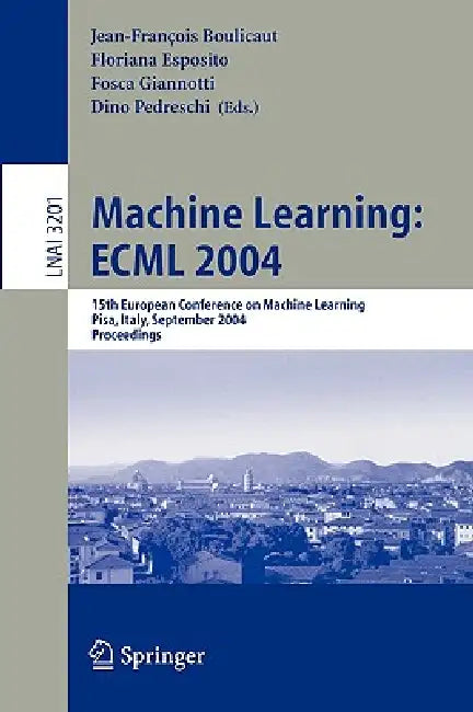 Buy Machine Learning (English, Jean-Francois Boulicaut | Floriana Esposito | Fosca Giannotti) Online at Best Price - BookBajar