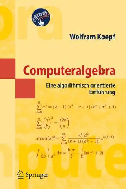 Buy Computeralgebra (English, Wolfram Koepf) Online at Best Price - BookBajar