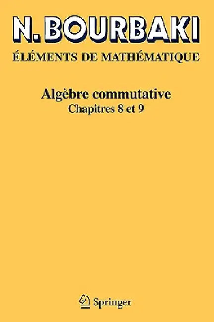 Buy Algèbre Commutative (English, N. Bourbaki) Online at Best Price - BookBajar