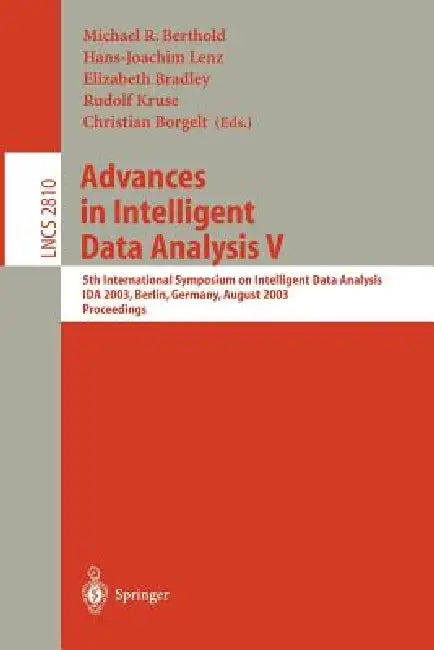 Buy Advances in Intelligent Data Analysis V (English, Michael R. Berthold | Hans-Joachim Lenz | Elizabeth Bradley) Online at Best Price - BookBajar