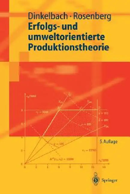 Buy Erfolgs- Und Umweltorientierte Produktionstheorie (English, Werner Dinkelbach | Otto Rosenberg) Online at Best Price - BookBajar