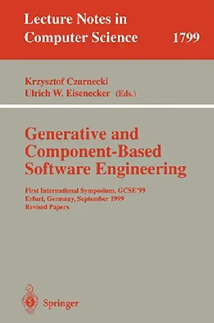 Buy Generative and Component-Based Software Engineering (English, Krzysztof Czarnecki | Ulrich W. Eisenecker) Online at Best Price - BookBajar