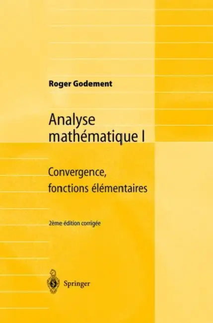 Buy Analyse Mathématique I (English, Roger Godement) Online at Best Price - BookBajar