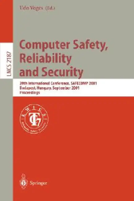 Buy Computer Safety, Reliability and Security (English, Udo Voges) Online at Best Price - BookBajar