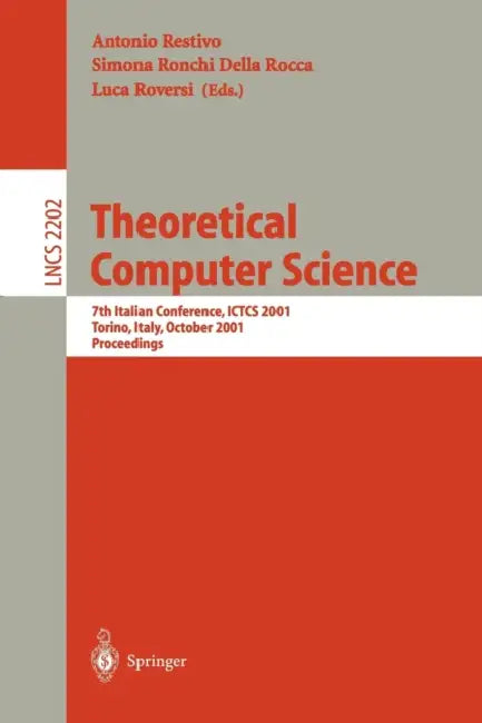 Buy Theoretical Computer Science (English, Antonio Restivo | Simona Ronchi Della Rocca | Luca Roversi) Online at Best Price - BookBajar