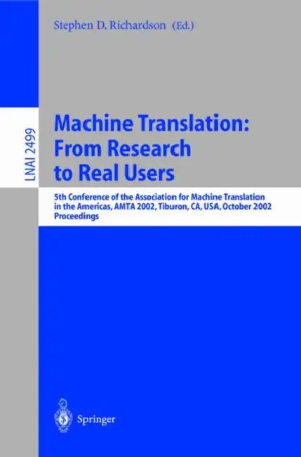 Buy Machine Translation (English, Stephen D. Richardson) Online at Best Price - BookBajar