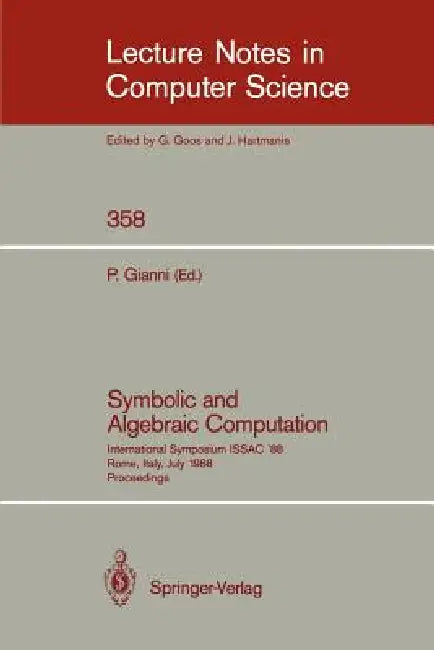 Buy Symbolic and Algebraic Computation (English, Patrizia Gianni) Online at Best Price - BookBajar
