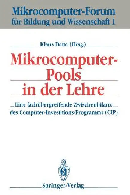 Buy Mikrocomputer-Pools in Der Lehre (English, Klaus Dette) Online at Best Price - BookBajar