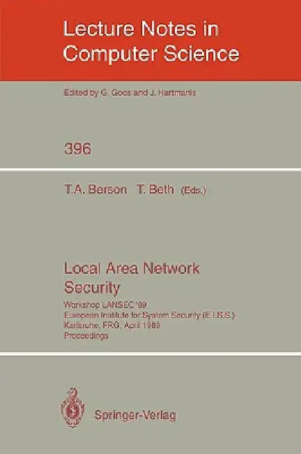 Buy Local Area Network Security (English, Thomas A. Berson | Thomas Beth) Online at Best Price - BookBajar