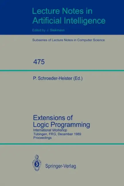 Buy Extensions of Logic Programming (English, Peter Schroeder-Heister) Online at Best Price - BookBajar