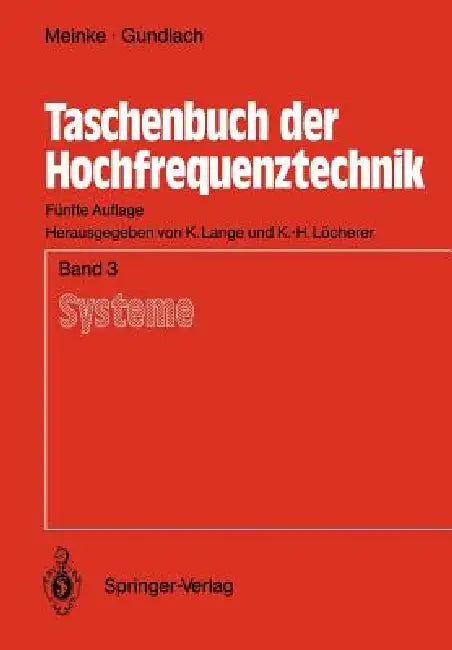 Buy Taschenbuch Der Hochfrequenztechnik (English, H. H. Meinke | Klaus Lange | F. W. Gundlach) Online at Best Price - BookBajar